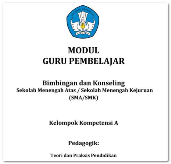 Modul Guru Pembelajar BK SMA Pedagogik Dan Profesional | Official ...