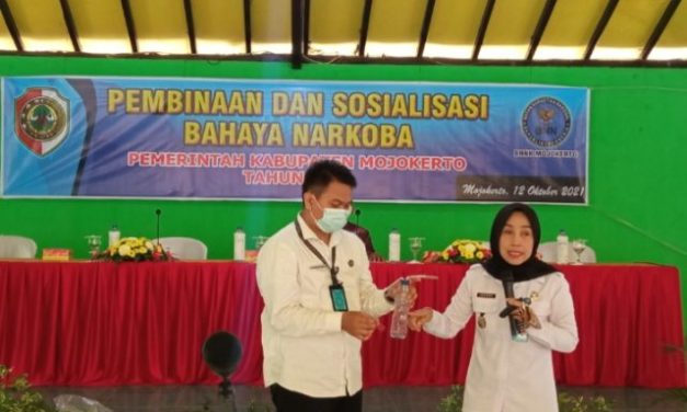 Pembinaan dan Sosialisasi Bahaya Narkoba Bersama BNN Kabupaten Mojokerto