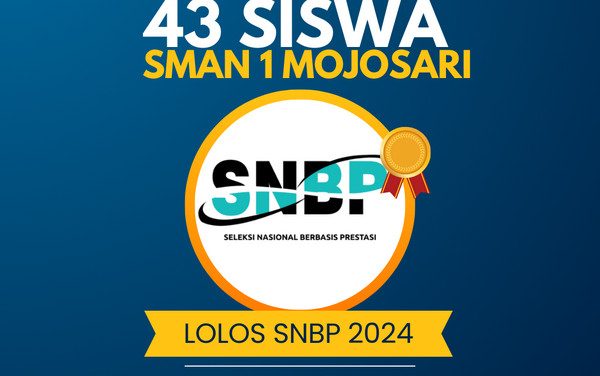 Alhamdulillah, 43 Siswa Siswa SMAN 1 Mojosari Lolos SNBP 2024